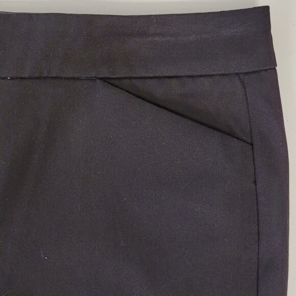 Ecru Tailored Bermuda Shorts Size 6 Black Minimalist Quiet Luxury Workwear - Picture 4 of 10